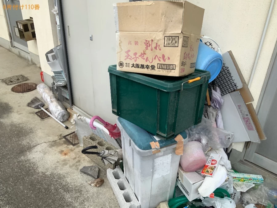 【有田市宮崎町】ゴミ箱、傘、ダンボール、かご、一般ごみ等の回収