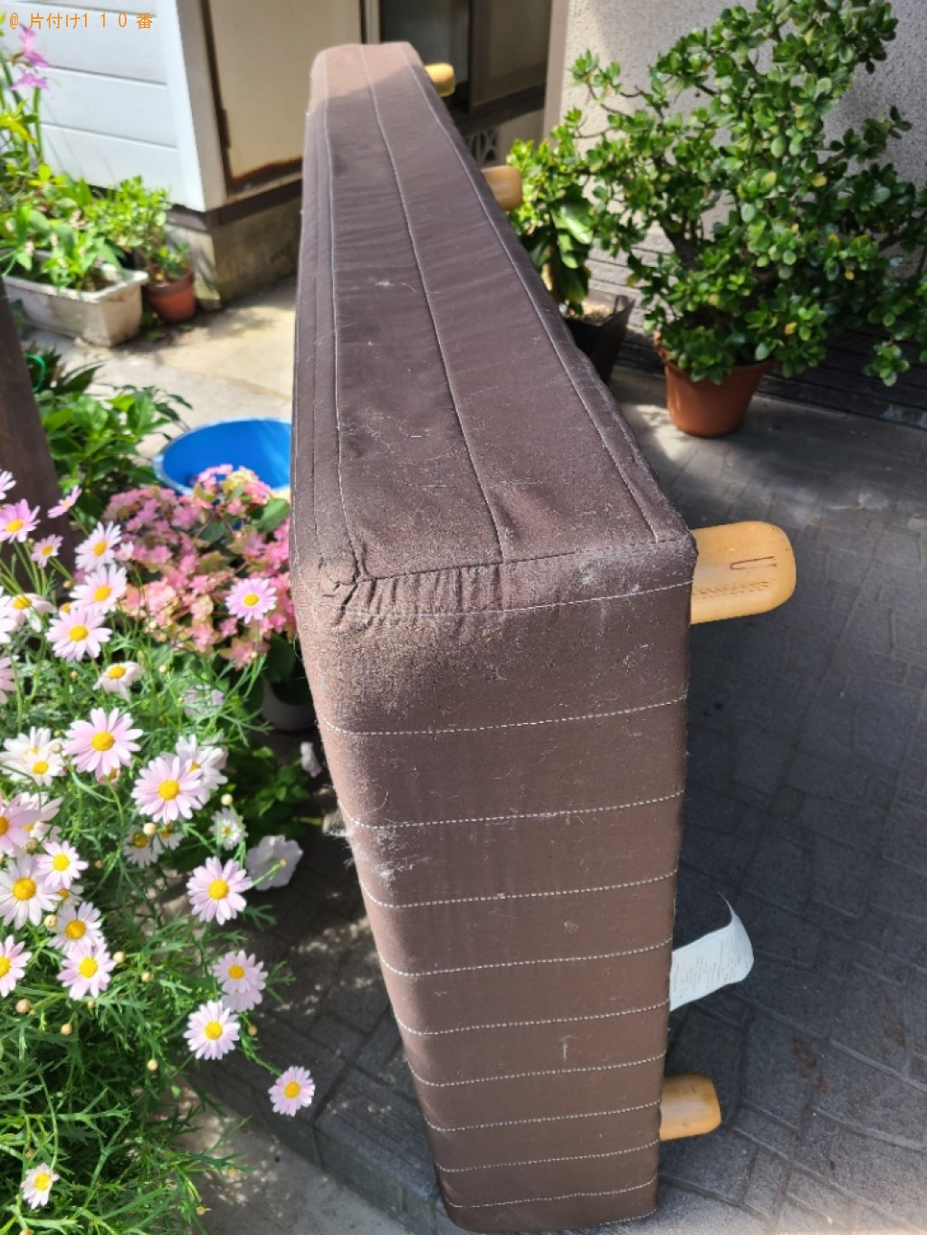 マットレス付きシングルベッドの回収・処分ご依頼　お客様の声