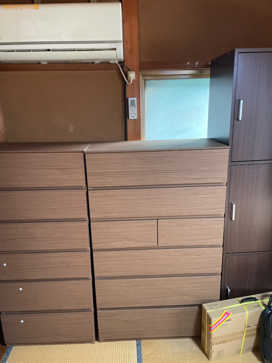 タンスを1階から2階へ、テレビを2階から1階へ移動する作業ご依頼