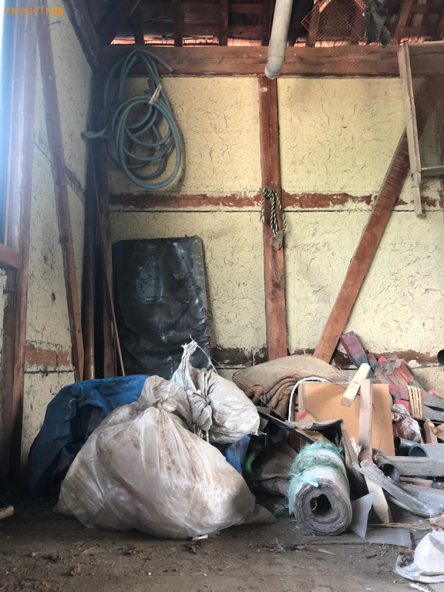 冷蔵庫、廃油、農機具、藁、たい肥、砂利等の回収・処分ご依頼