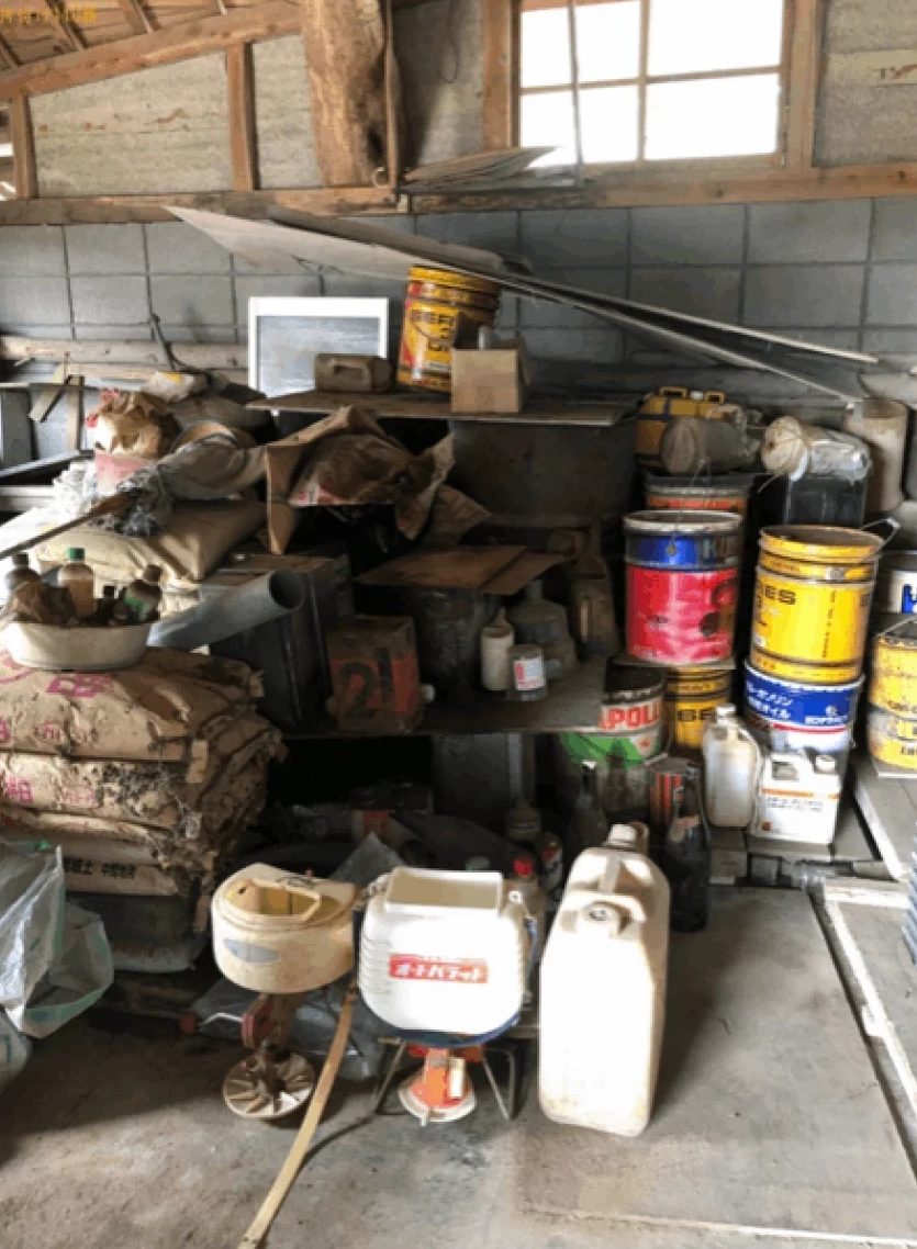 冷蔵庫、廃油、農機具、藁、たい肥、砂利等の回収・処分ご依頼