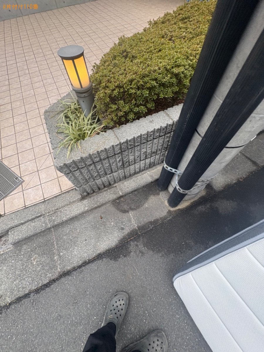 シングルベッドマットレスの回収・処分ご依頼 お客様の声